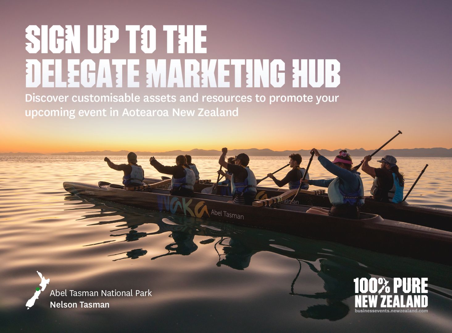Sign up to the Tourism New Zealand Delegate Marketing Hub