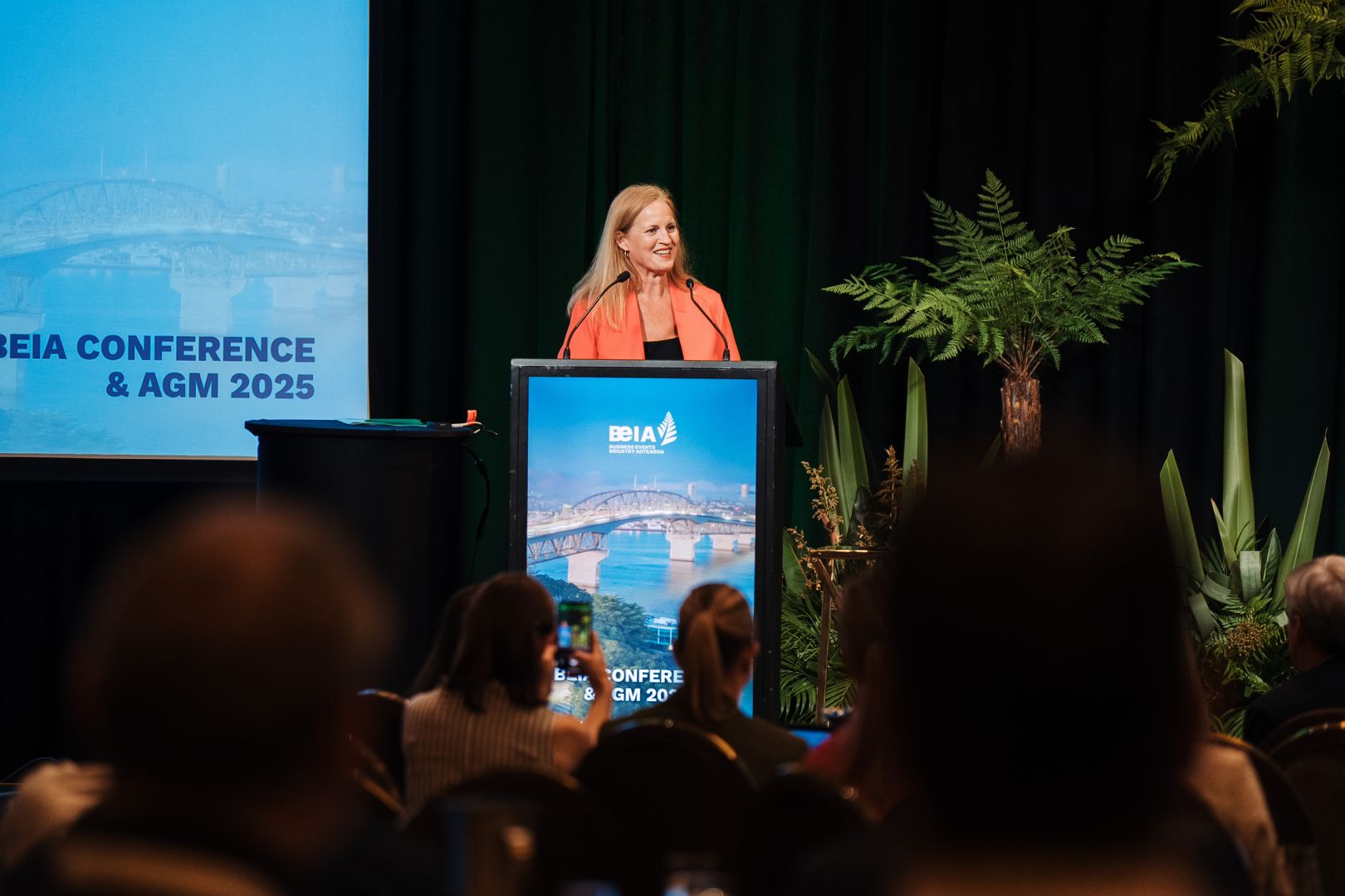 Minister Louise Upston opening the BEIA Conference