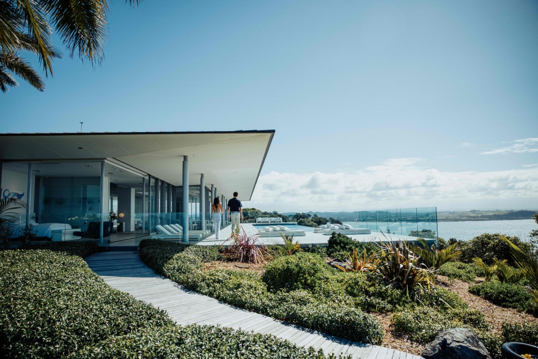 Eagles Nest sea view event venue with a pool for business events