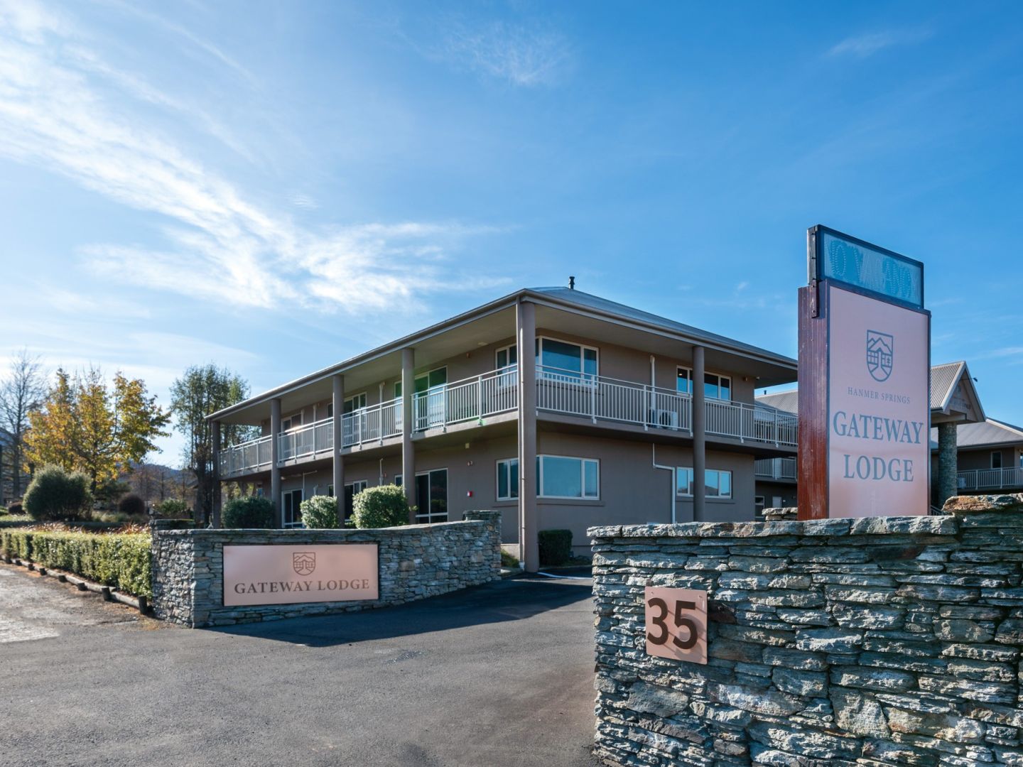 The newly restored historic Soldiers Block at Hurunui now open for buisness and conference events at Gateway Lodge.