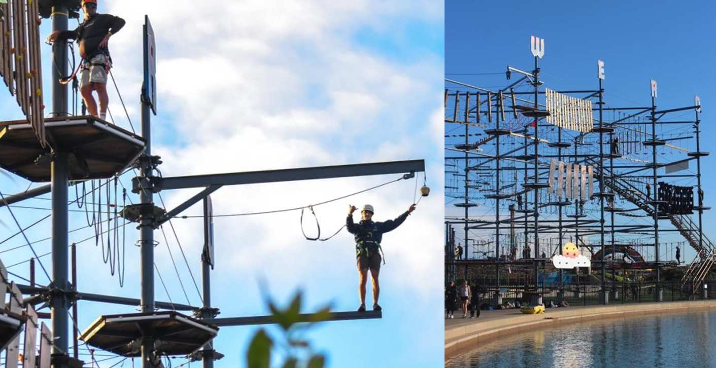 Wero Climb, New Zealand's highest multi-level climbing facility, located in Manukau, Auckland