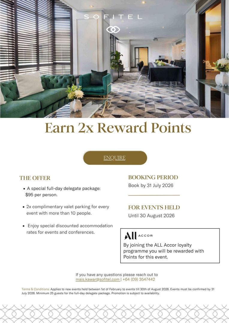 Sofitel Auckland - C&E Winter Promotion 2026